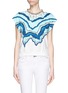 Main View - Click To Enlarge - 3.1 PHILLIP LIM - Embellished neckline printed front top