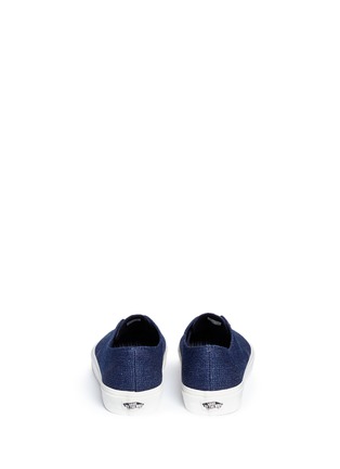 Back View - Click To Enlarge - VANS - 'Authentic One Piece DX' denim sneakers