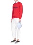 Figure View - Click To Enlarge - MAISON KITSUNÉ - 'Parisien' embroidered sweatshirt