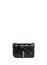 Main View - Click To Enlarge - ELIZABETH AND JAMES - 'Cynnie' croc embossed flap leather crossbody bag