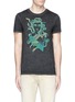 Main View - Click To Enlarge - SCOTCH & SODA - Medusa print burnout jersey T-shirt