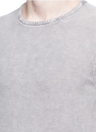 Detail View - Click To Enlarge - SCOTCH & SODA - Washed purl knit long sleeve T-shirt