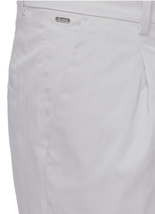 Detail View - Click To Enlarge - SCOTCH & SODA - 'Blake' roll cuff slim fit chinos