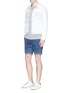 Figure View - Click To Enlarge - SCOTCH & SODA - Paisley print cotton twill shorts