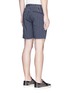 Back View - Click To Enlarge - SCOTCH & SODA - Stripe cotton twill skinny shorts