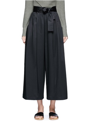 Main View - Click To Enlarge - TOME - Belted cotton karate pants
