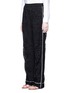 Front View - Click To Enlarge - - - Floral guipure lace pyjama pants