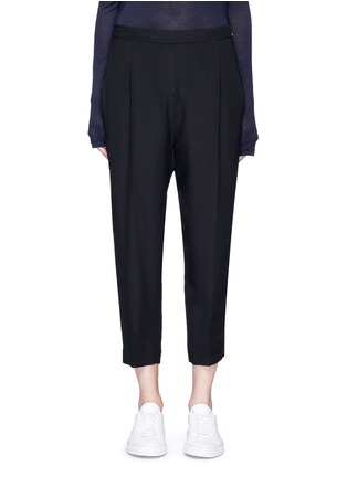 Main View - Click To Enlarge - NEIL BARRETT - Dropped crotch cropped crepe pants