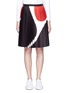 Main View - Click To Enlarge - NEIL BARRETT - 'Eames' colourblock pleated skirt