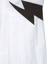 Detail View - Click To Enlarge - NEIL BARRETT - Thunderbolt patch pleated shirt