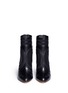 Front View - Click To Enlarge - FRANCESCO RUSSO - Ladder stitch cutout leather boots