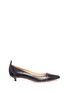 Main View - Click To Enlarge - FRANCESCO RUSSO - Dome stud nappa leather pumps