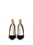 Front View - Click To Enlarge - FRANCESCO RUSSO - Dome stud leather pumps