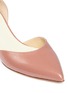 Detail View - Click To Enlarge - FRANCESCO RUSSO - Suede patent snakeskin leather d'Orsay pumps