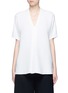 Main View - Click To Enlarge - VINCE - Pintuck pleat V-neck blouse