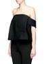 Front View - Click To Enlarge - C/MEO COLLECTIVE - 'All Under One' off-shoulder bodice top