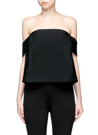 Main View - Click To Enlarge - C/MEO COLLECTIVE - 'All Under One' off-shoulder bodice top