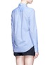 Back View - Click To Enlarge - THEORY - 'Perfect' box pleat cotton shirt