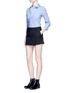 Figure View - Click To Enlarge - THEORY - 'Perfect' box pleat cotton shirt