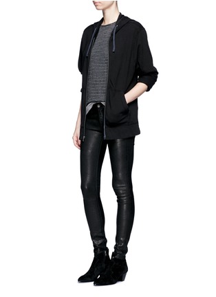 Figure View - Click To Enlarge - RAG & BONE - 'Skinny' stretch lambskin leather pants