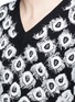 Detail View - Click To Enlarge - CHLOÉ - Frayed peacock jacquard knit sweater