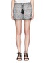 Main View - Click To Enlarge - TALITHA - Beaded cuff tribal print cotton-silk shorts