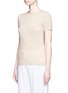 Front View - Click To Enlarge - THEORY - 'Tolleree' cashmere short sleeve sweater