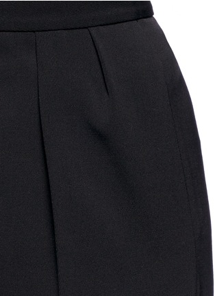 Detail View - Click To Enlarge - STELLA MCCARTNEY - Tailored dry wool wide leg trousers