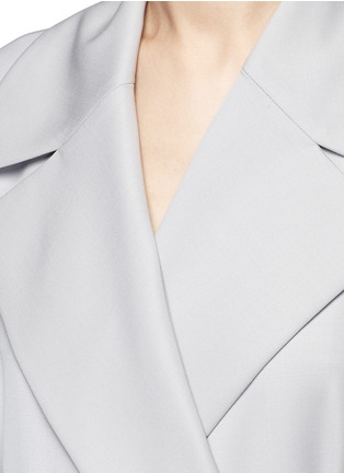 Detail View - Click To Enlarge - THE ROW - 'Swells' belted gabardine coat