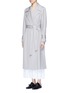 Front View - Click To Enlarge - THE ROW - 'Swells' belted gabardine coat