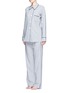 Figure View - Click To Enlarge - ARAKS - 'Ally' gingham check organic cotton pyjama pants