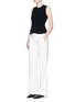 Figure View - Click To Enlarge - THEORY - 'Mayanly' flare hem rib knit sleeveless top