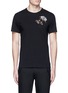 Main View - Click To Enlarge - ALEXANDER MCQUEEN - Floral embroidery jersey T-shirt