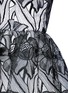 Detail View - Click To Enlarge - ALICE & OLIVIA - 'Izabelle' floral embroidery off-shoulder flare dress