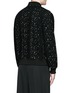 Back View - Click To Enlarge - ALEXANDER MCQUEEN - Distressed open knit bomber jacket