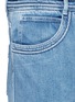Detail View - Click To Enlarge - CHLOÉ - Frayed cuff cotton jeans