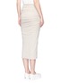 Back View - Click To Enlarge - JAMES PERSE - Shirred double layer tube skirt