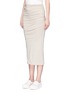 Front View - Click To Enlarge - JAMES PERSE - Shirred double layer tube skirt