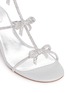 Detail View - Click To Enlarge - RENÉ CAOVILLA - Strass pavé bow satin sandals