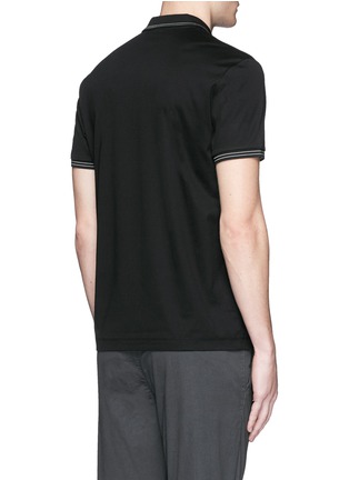 Back View - Click To Enlarge - THEORY - 'Boyd TC' cotton jersey polo shirt