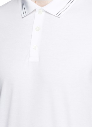 Detail View - Click To Enlarge - THEORY - 'Boyd TC' cotton jersey polo shirt