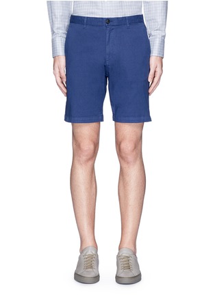 Main View - Click To Enlarge - THEORY - 'Zaine S' garment dyed slim fit shorts