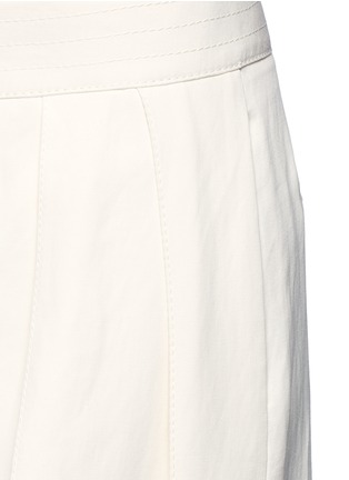 Detail View - Click To Enlarge - VICTOR ALFARO - Ramie-cotton culottes