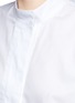 Detail View - Click To Enlarge - VICTOR ALFARO - Diagonal stripe drop shoulder tunic shirt