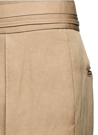 Detail View - Click To Enlarge - VICTOR ALFARO - Ramie-cotton pants