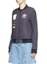Front View - Click To Enlarge - ADIDAS - Retro stripe print track jacket