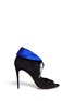 Main View - Click To Enlarge - SALVATORE FERRAGAMO - 'Zoe' satin collar suede sandal boots