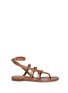 Main View - Click To Enlarge - SERGIO ROSSI - Strappy leather sandals