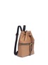 Front View - Click To Enlarge - MARNI - 'Backpack' small leather drawstring bucket bag