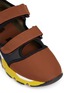 Detail View - Click To Enlarge - MARNI - strap mesh neoprene sneakers